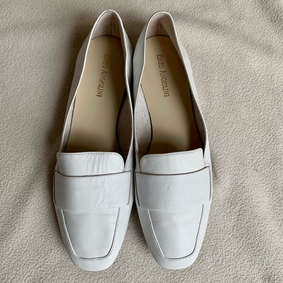 Enzo Angiolini Shoes - Enzo Angiolini White Loafer LeAnn size 8.5M